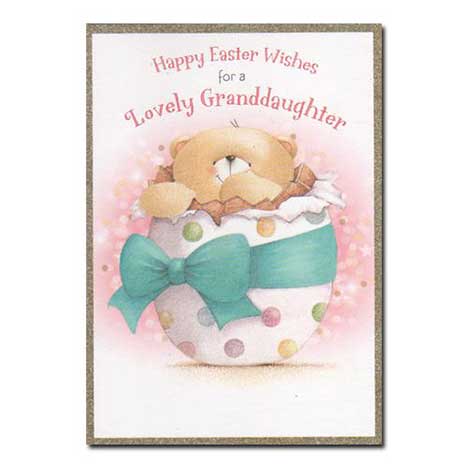 Lovely Granddaughter Forever Friends Easter Card